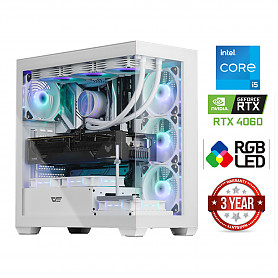 Core i5-12400F 32GB 512GB SSD 2TB HDD RTX 4060 NoOS Stacionarus kompiuteris