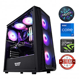 i7-12700KF 32GB 4TB SSD 1TB HDD RTX 4070 NOOS Stacionarus kompiuteris