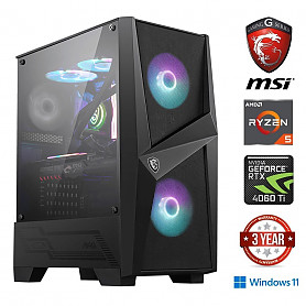 Ryzen 5 7600 16GB 512GB SSD NVME RTX 4060 Ti Windows 11 Stacionarus kompiuteris