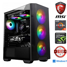 Ryzen 5 7600 32GB 1TB SSD NVME RTX 4060 Ti Windows 11 Stacionarus kompiuteris
