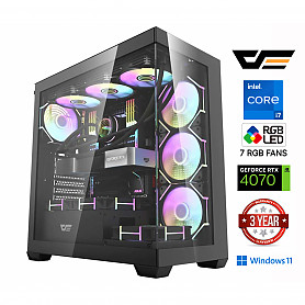i7-12700F 32GB 256GB SSD 2TB HDD RTX 4070 12GB Windows 11 Stacionarus kompiuteris