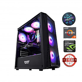 Ryzen 7 8700F 16GB 2TB SSD RTX 4060 Windows 11 DK352 Stacionarus kompiuteris