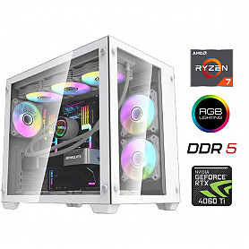 Ryzen 7 7700X 32GB 2TB SSD NVME 1TB HDD RTX 4060 Ti NoOs A721 Stacionarus kompiuteris