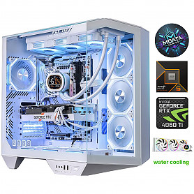 ArcticX Ryzen 5 9600X 16GB 1TB SSD RTX 4060Ti Windows 11 White Stacionarus kompiuteris