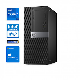 Optiplex 7050 MT i7-7700 16GB 256GB SSD Windows 10 Pro Stacionarus kompiuteris