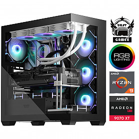 Ryzen 9 7950X3D 32GB 4TB SSD RX 9070 XT NoOS Stacionarus kompiuteris