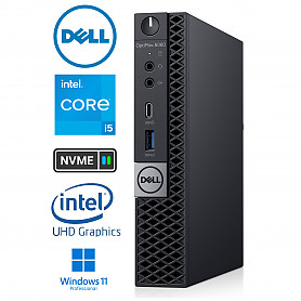 Optiplex 5060 Micro i5-8500T 32GB 256GB SSD Windows 11 Pro Stacionarus kompiuteris