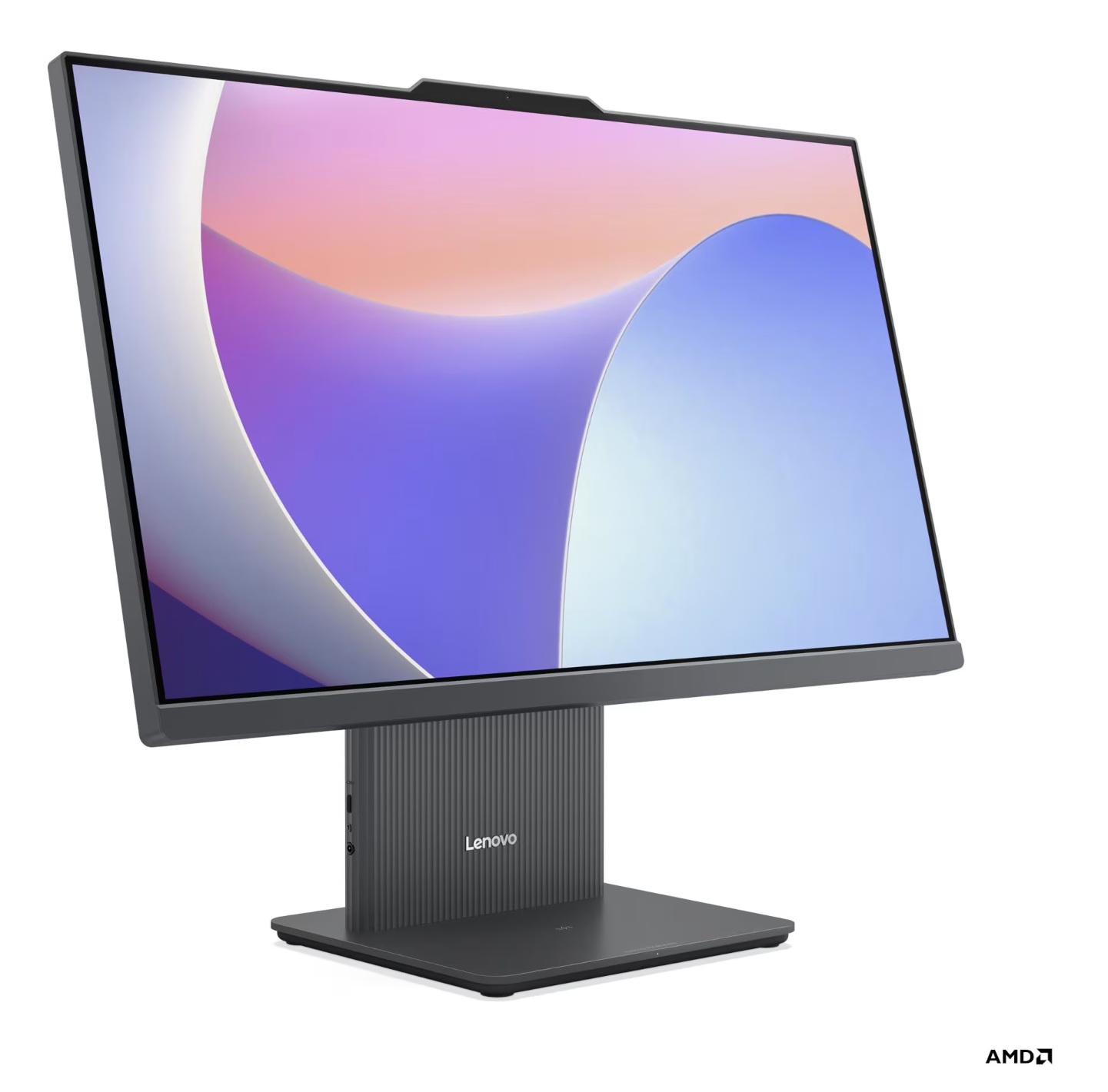 Kompiuteris Lenovo IdeaCentre AIO 24ARR9, 23.8 FHD AMD R5 7535HS/16GB/1TB/AMD Radeon 660M/ENG klaviatūra, pilkas