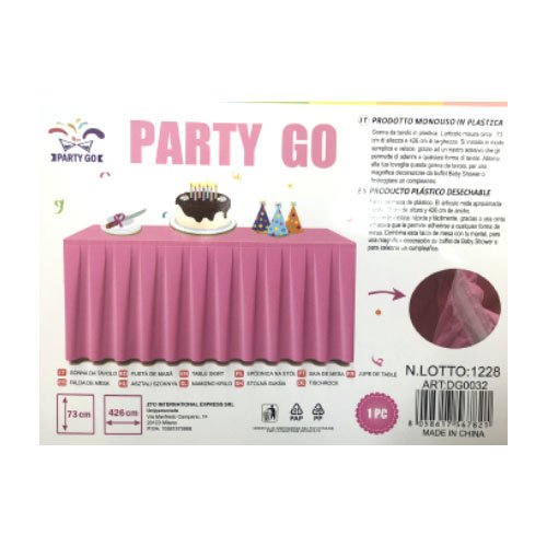 Plastikinis stalo sijonas PARTY GO, 462x73 cm