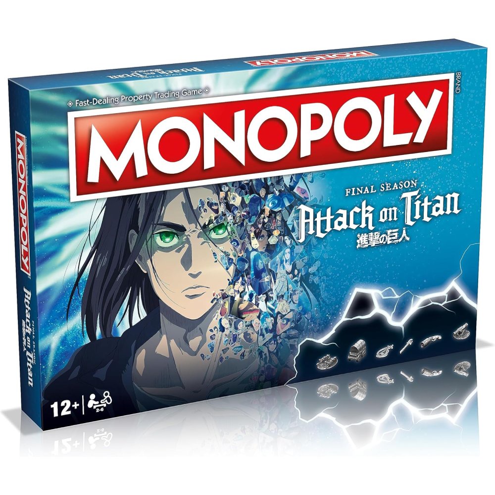 Winning Moves Attack on Titan The Final Season English- Monopoly