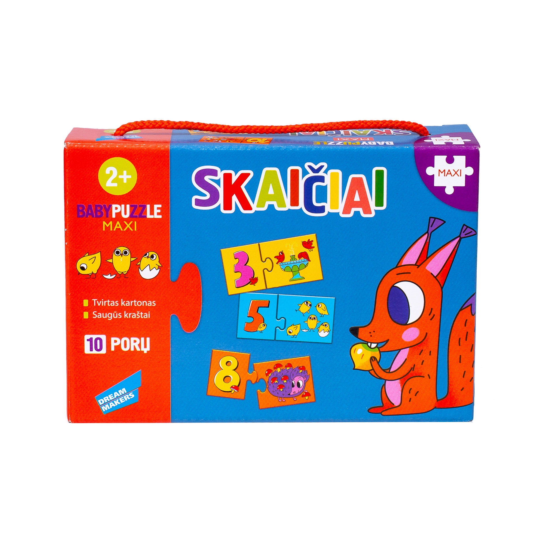 Baby Puzzle dėlionė mažiausiems Skaičiai 20 detalių