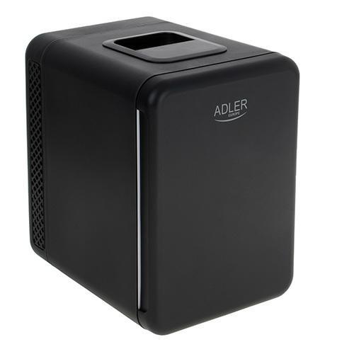 Šaldytuvas Adler Mini Refrigerator AD 8084 Free standing, Larder, Height 27 cm, Fridge net capacity 4 L, Black