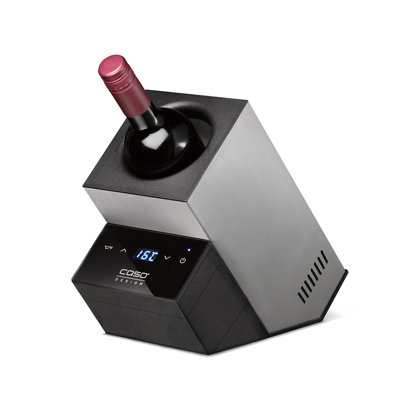 Vyno šaldytuvas Caso WineCase One Deluxe, Inox