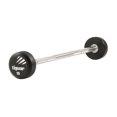 Fiksuoto svorio PU štangos TIGUAR® 10-55kg (Svoris: 15 kg)