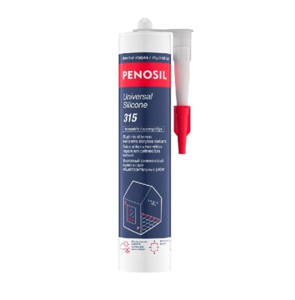 Universalios paskirties silikonas Penosil Universal Silicone 315, bespalvis, 280 ml