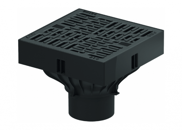 Trapas Aco XTRAPOINT, 25x25 cm, plastikinis, individualaus namo kiemui
