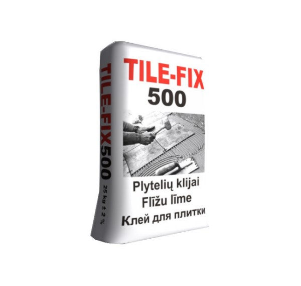 Plytelių klijai STIMELIT TILE FIX 500, 25 kg