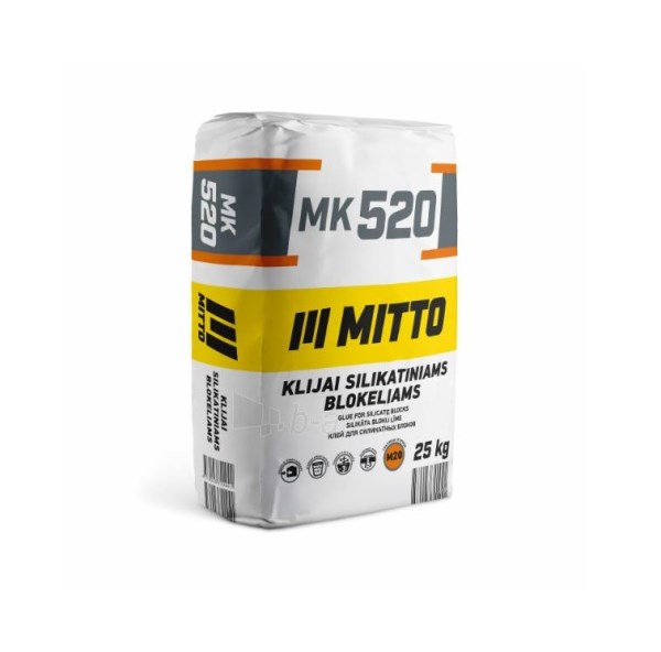 Klijai blokeliams MITTO MK520, 25kg
