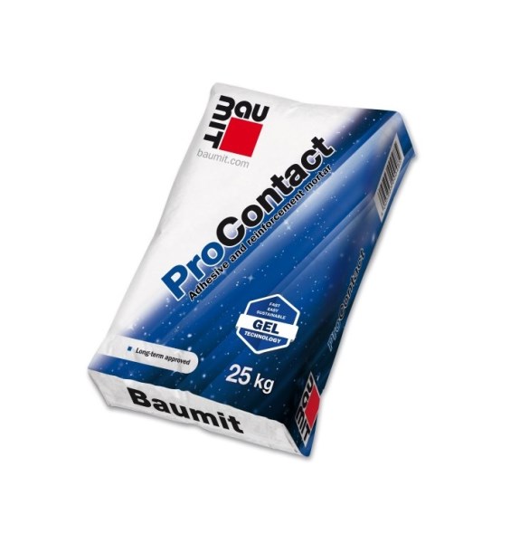 Elastingas armavimo ir klijavimo mišinys BAUMIT ProContact, 25kg