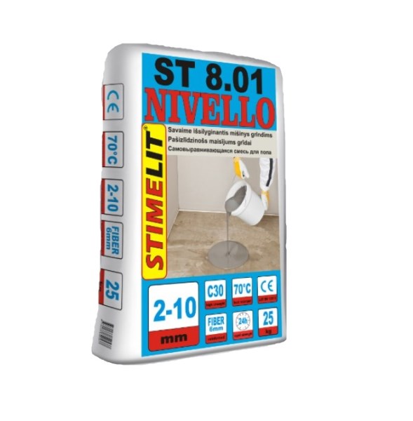 Mišinys grindims savaime išsilyginantis STIMELIT ST8.01, 25 kg