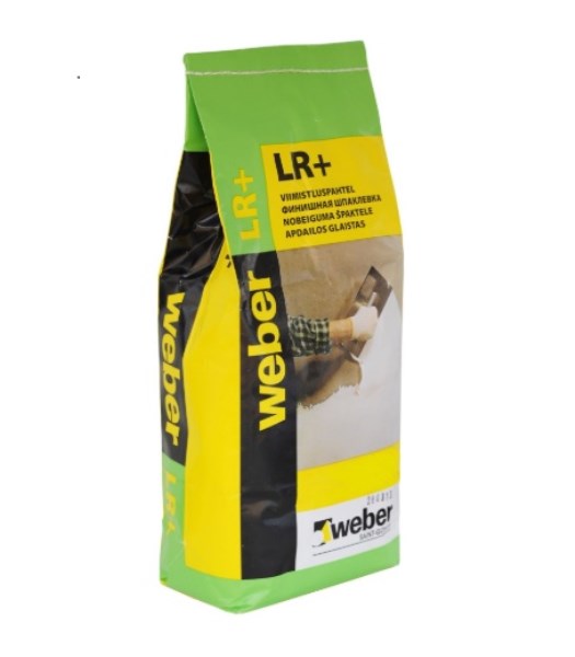 Polimerinis glaistas WEBER LR+, baltos sp., 5 kg