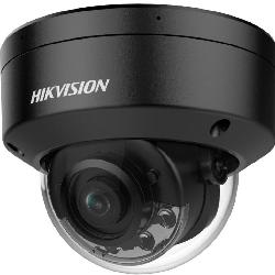 Hikvision dome DS-2CD2187G2H-LISU F2.8 (juoda, 8 MP, 30 m. IR; 30 m. LED; Hybrid Light)