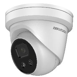 Hikvision dome DS-2CD2346G2H-IU F2.8 (balta, 4 MP, 30 m. IR, AcuSense)