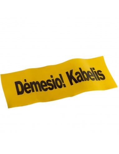 Signalinė juosta "Kabelis" 0.5mm x 250mm (100m)