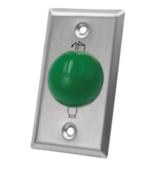 Praėjimo sistemos mygtukas K-SM50 (EXIT, žalias, siauras)
