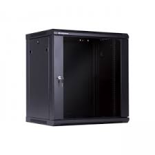 Komutacinė pakabinama spinta 19" 4U 600x450x235 (juoda, nesurinkta)