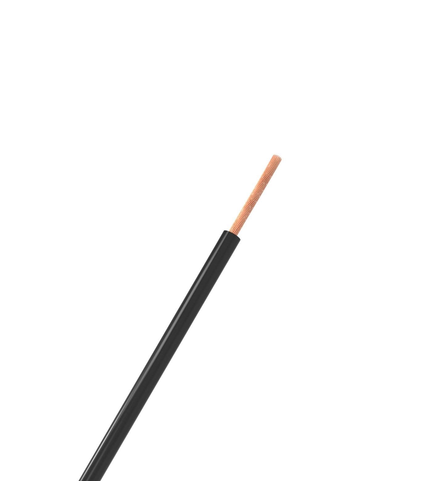H07V-K (LgY) 1x4 mm2 vienagyslis laidas ELPAR (daugiavielis, juodas, 1 m)