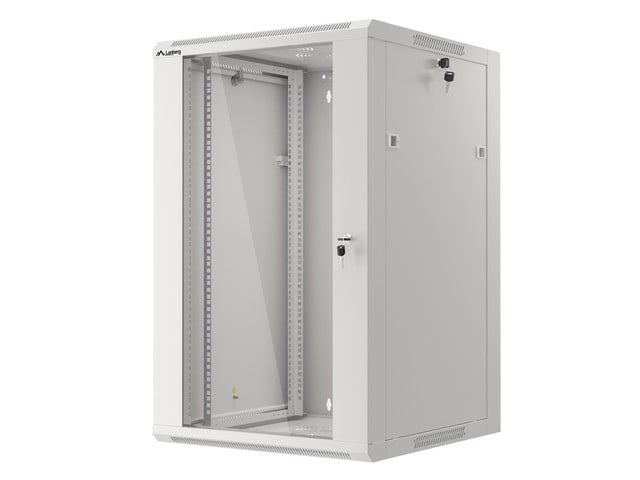 Komutacinė spinta 19'' pakabinama 27U 600x600x1388 (RAL7035, nesurinkta)