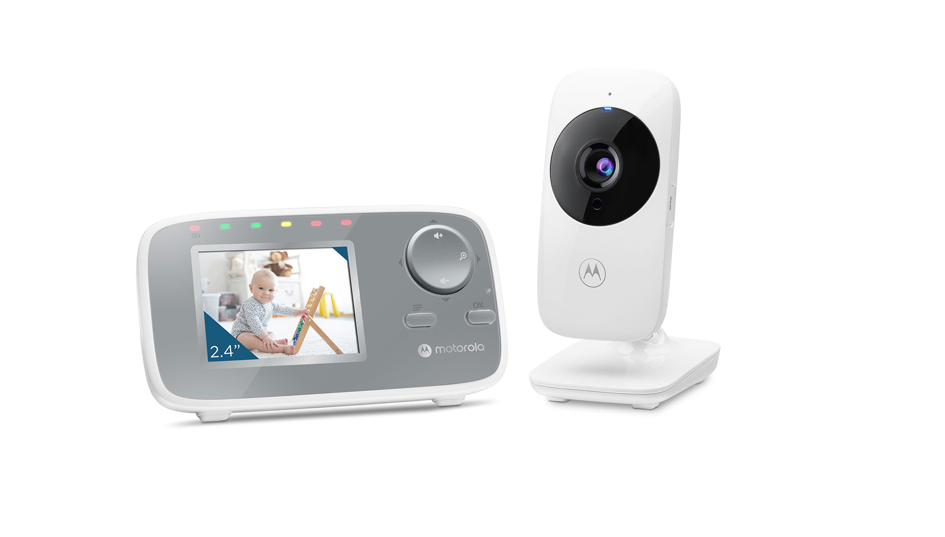 Vaizdo kūdikių monitorius Motorola VM482 2.4" Balta/Pilka