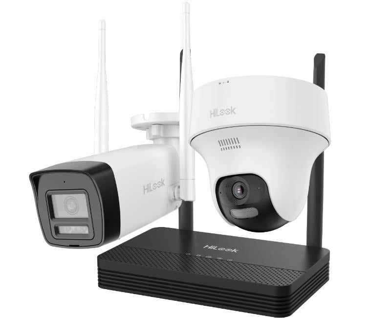 Wifi kamerų rinkinys Hilook DS-J142I/IKS-2044BTH-PH/W