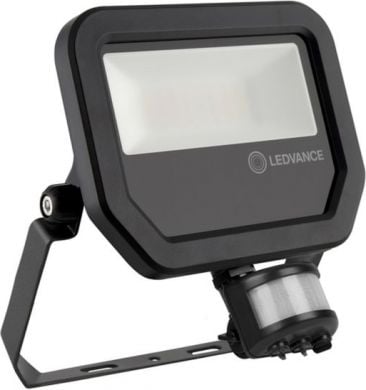 LED prožektorius su judesio davikliu (juodas, 20w, 3000K, IP65, 2400lm) Ledvance 4058075460911