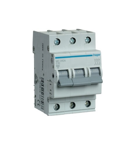 Automatinis jungiklis Hager MC316 (16A, 3P, 400V, 6kA)