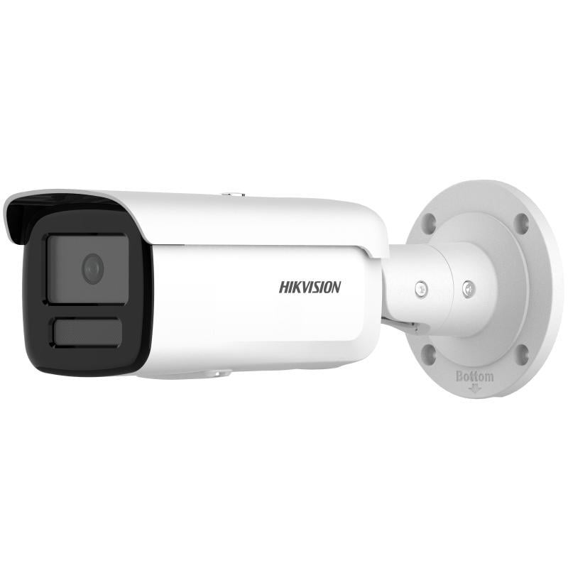 Hikvision bullet  DS-2CD2T47G2H-LISU/SL F2.8 (balta, 4 MP, 60 m. IR; 60 m. LED, Hybrid Light)