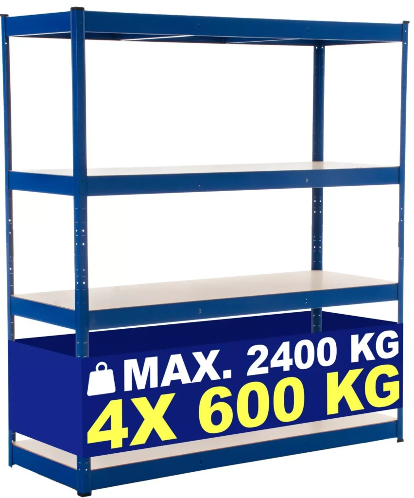 Sunkiasvorės lentynos 160x60x180 cm