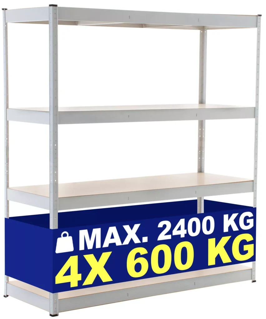 Sunkiasvorės lentynos 160x60x180 cm