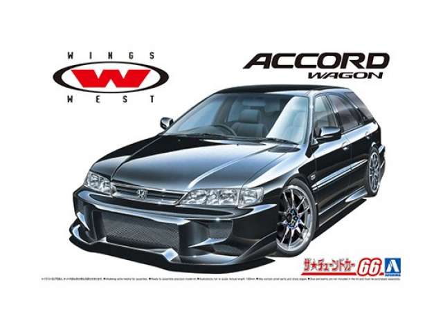 PRE-ORD3R Aoshima Modeliukas 1996 Honda Wingswest CF2 Accord, plastic modelkit