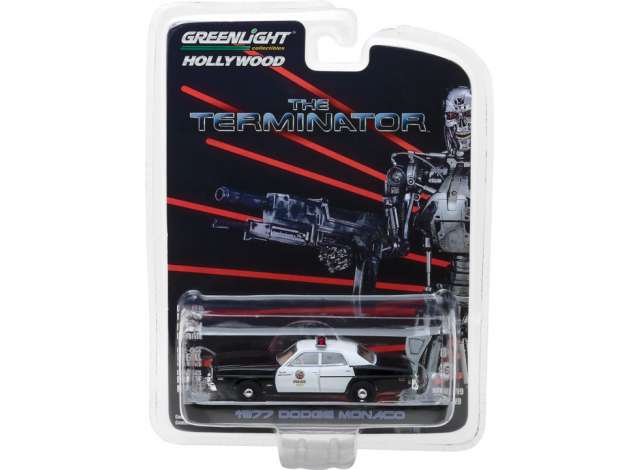 PRE-ORD3R GreenLight Modeliukas 1977 Dodge Monaco Metropolitan Police *The Terminator (1984)* Hollywood series 19