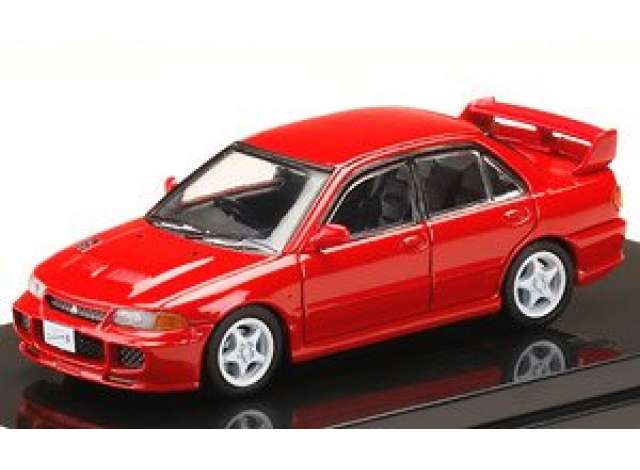 PRE-ORD3R Hobby Japan Modeliukas Mitsubishi Lancer GRS Evolution III (CE9A) Customized Version, monaco red