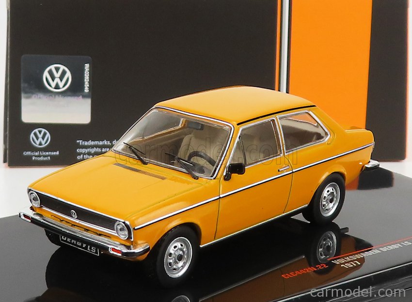 PRE-ORD3R IXO Models Modeliukas 1977 Volkswagen Derby LS, orange