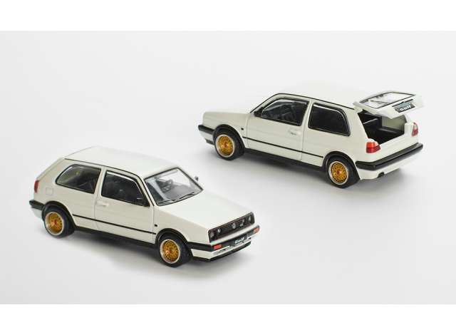 Pop Race Modeliukas Volkswagen Golf GTI MkII, white (yra Sandėlyje)