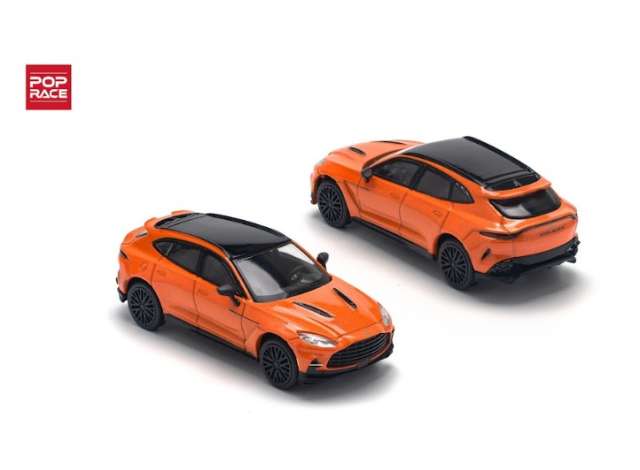 PRE-ORD3R Pop Race Modeliukas 1/64 Aston Martin DBX 707, cosmos orange