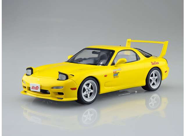 Aoshima Modeliukas #SP Initial D Mazda RX-7 FD3S Keisuke Takahashi Comics Vol.1, plastic modelkit