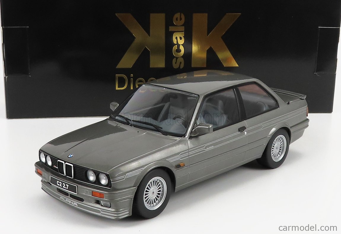 PRE-ORD3R KK Scale Modeliukas 1/18 1988 BMW Alpina C2 2.7 E30, grey metallic