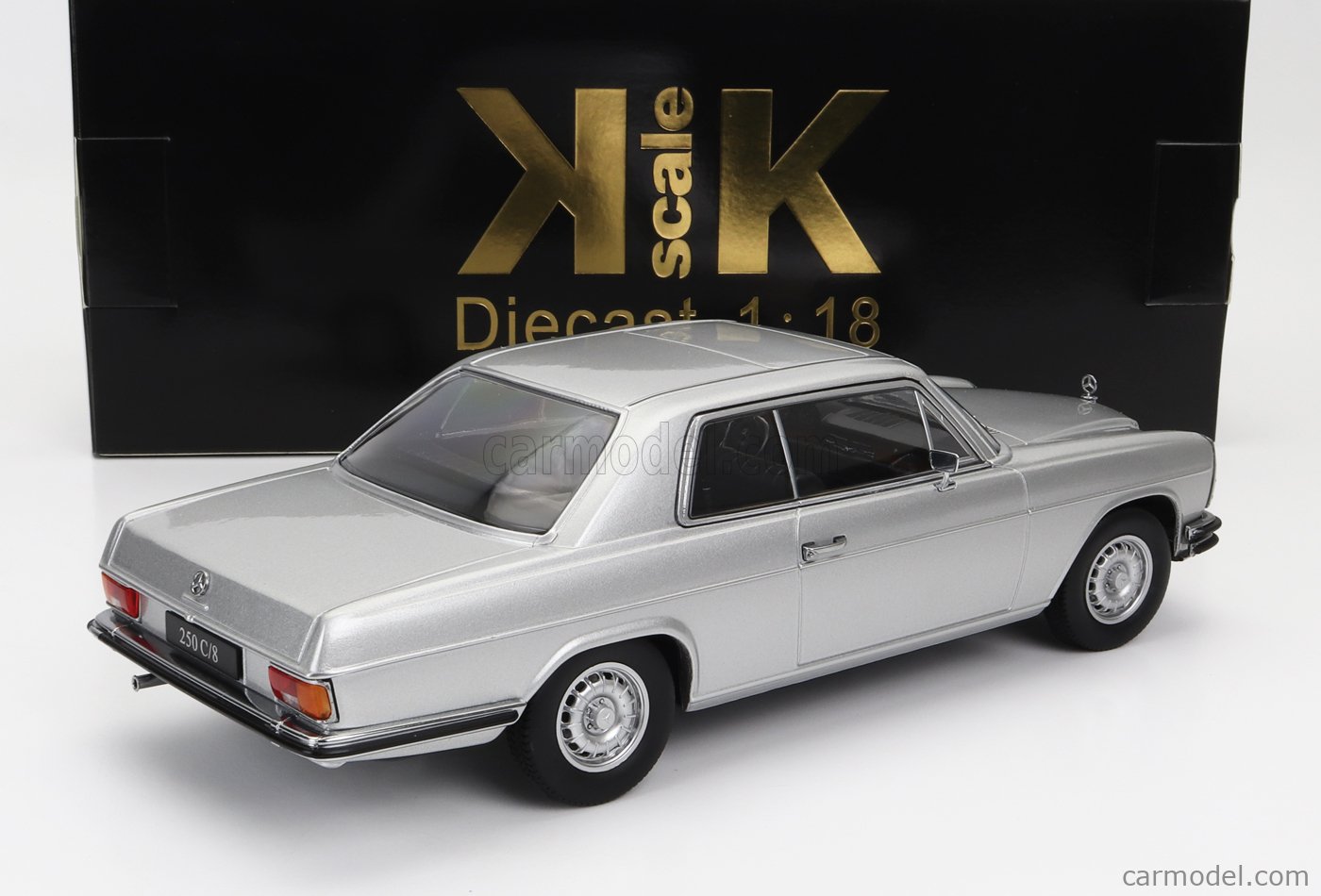 PRE-ORD3R KK Scale Modeliukas 1/18 1969 Mercedes 280C/8 W114 Coupe, silver
