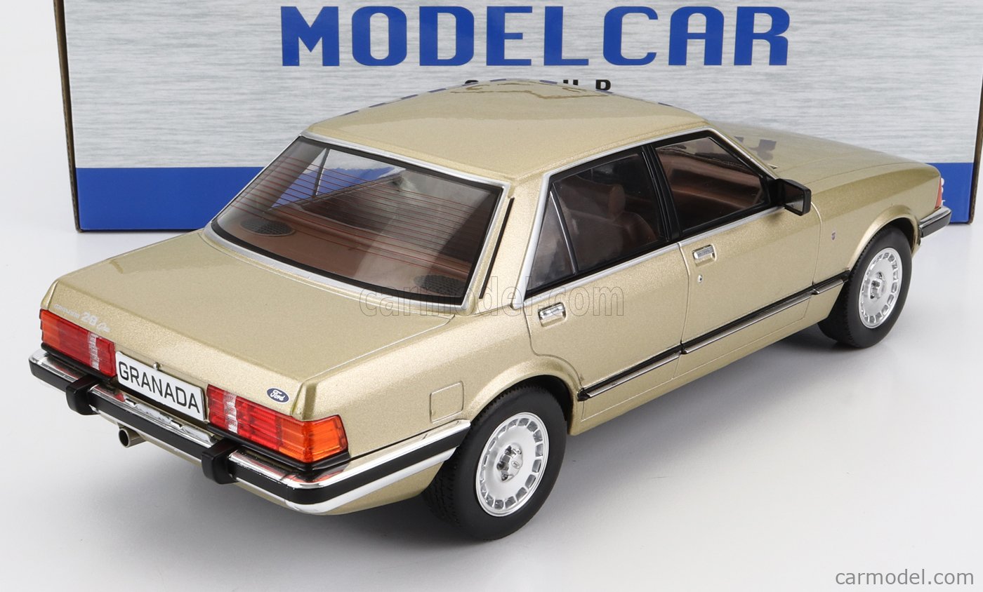 MCG Modeliukas 1/18 1982 Ford Granada MK II 2.8 Ghia, beige metallic