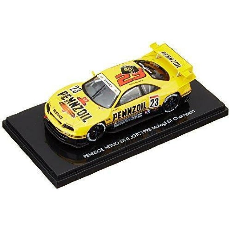 Ebbro Modeliukas 1/43 Nissan Skyline GTR R33 JGTC 1998 #23 Pennzoil, yellow